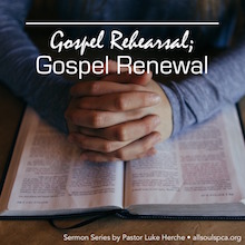 Gospel Rehearsal Gospel Renewal Album Cover, praying hands
